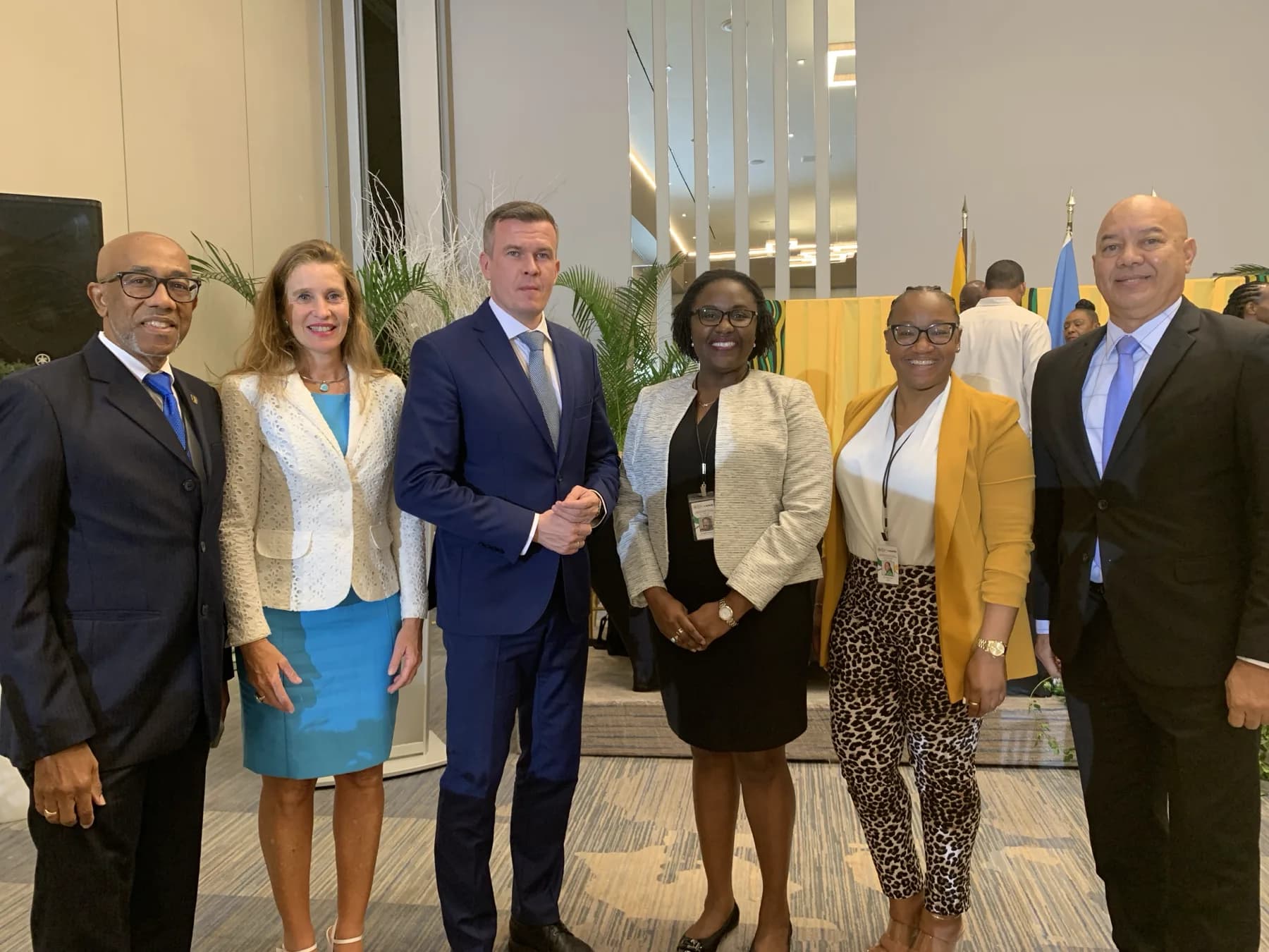 Petra Haven with Commonwealth Sport and Bahamas Anti-Doping Commission delegates